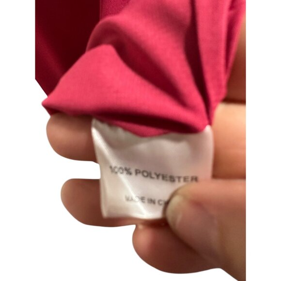 🍒 2/$20 🍒 Evera B Fuchsia Sleeveless V-Neck Camisole Top sz M - Picture 6 of 6